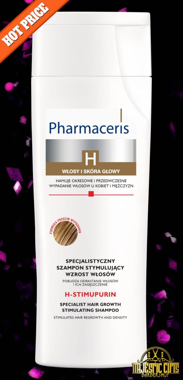 Buy PHARMACERIS Specialist Hair Growth Stimulating Shampoo price in Australia with Best Price from Majestic Cuts Barbershop located in Melbourne
